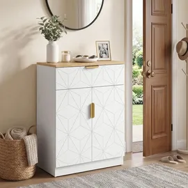 Homcom Sideboard 32 x 82 x 60 cm Weiß