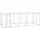 vidaXL Outdoor-Hundezwinger Verzinkter Stahl 12,1 m2