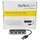 Startech StarTech.com Mobiler 4-Port-USB 2.0-Hub mit integriertem Kabel