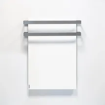 VASNER Handtuchhalter Infrarotheizung Citara 2er Set Grau