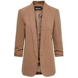 Pieces Damen Pcboss Noos 3/4 Blazer, Fossil,XL