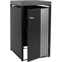 MCW Mülltonnenbox MCW-O67-PK-1 68 x 125 x 84 cm schwarz
