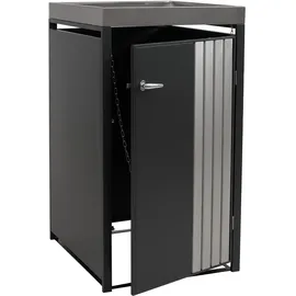 MCW Mülltonnenbox MCW-O67-PK-1 68 x 125 x 84 cm schwarz