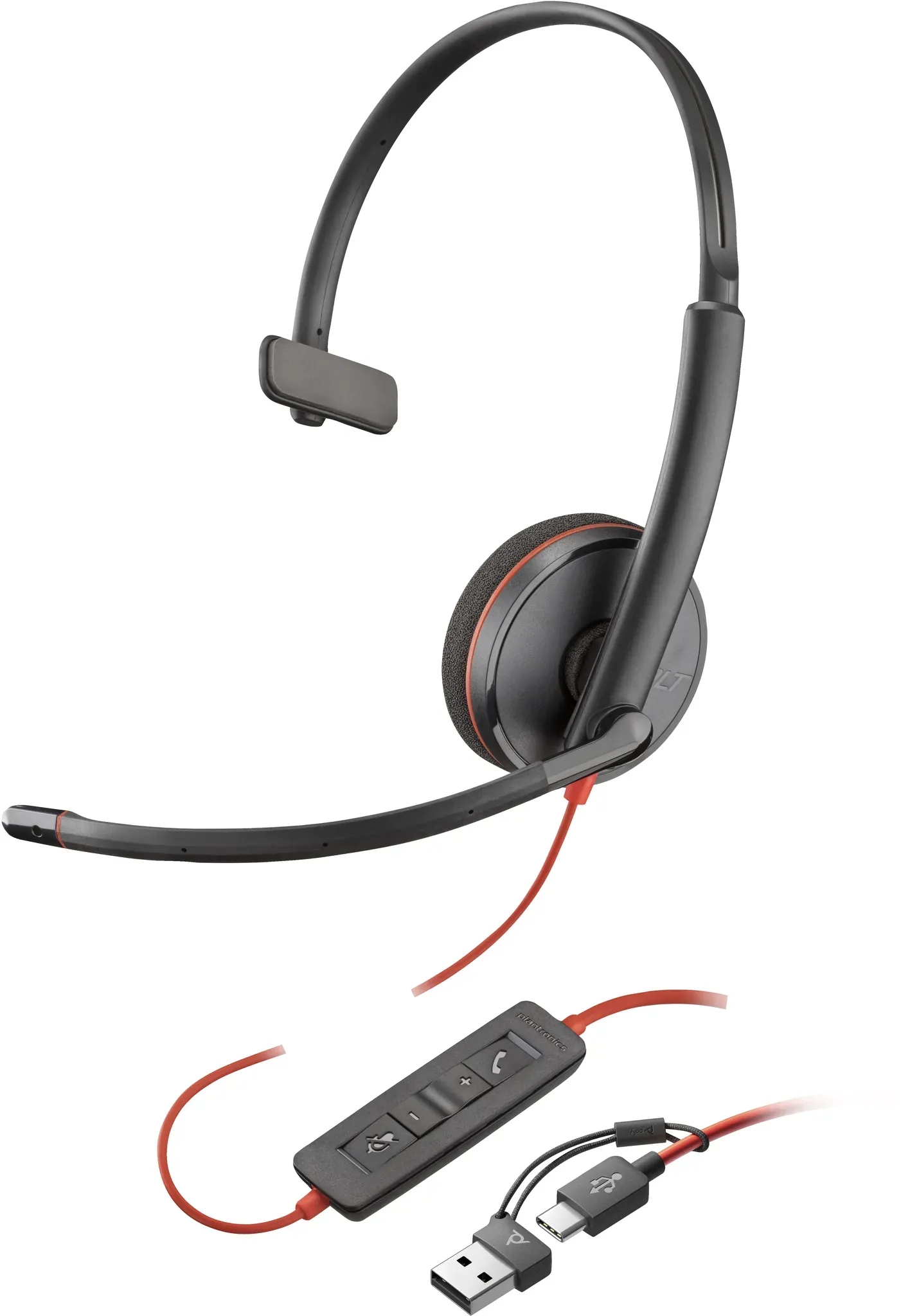 Preisvergleich Produktbild HP Poly Blackwire 3210 - Blackwire 3200 Series - Headset