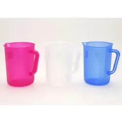 1 x Meßbecher, 1,4 Liter, Hartplastik, Farbe zufällig