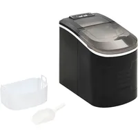 VidaXL Eiswürfelbereiter Schwarz 2,4 L 15 kg / 24