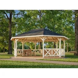 Palmako Betty 5,53 x 7,03 m Weiß