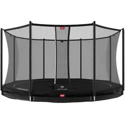 BERG Trampolin Favorit InGround 380 Black inkl. Sicherheitsnetz Comfort - Modell 2022