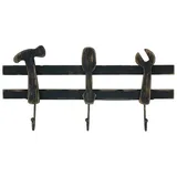 HTI-Living Schlüsselbrett Schlüsselbrett Shabby Look Werkzeug, (Stück, 1 St., 1 Hakenleiste ohne Dekoration), Kleiderhaken Hakenleiste schwarz