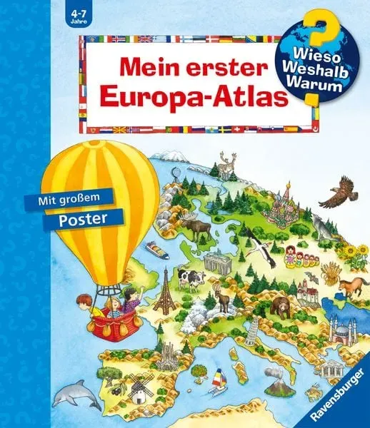 Preisvergleich Produktbild Wieso Weshalb Warum: Mein erster Europa-Atlas