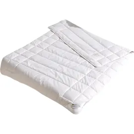 Traumschlaf Alpaka Bettdecke Pako leicht, Füllung: 100% Alpakawolle 140x200 cm - weiß