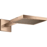 Hansgrohe Axor Starck 240x240mm, 1jet mit Brausearm polished red gold