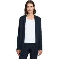 Betty Barclay Damen Feinstrickjacke mit Lurexkanten dunkelblau,46 - 46