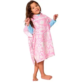 Rip Curl Mixed Snap Cotton Poncho - Pink - One Size