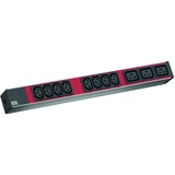 Bachmann IT PDU ALU 1HE, 8x C13, 3x C19, Zuleitung mit C20 stecker