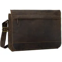 GREENBURRY Laptoptasche Vintage XXL Tasche (15.60"), Notebooktasche, Braun