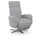 sit&more TV-Sessel Grenoble Kunstleder 71 x 110 x 82 cm Silber mit Kopfteilverstellung, wahlweise mit 2 Motoren, Akku & Aufstehhilfe