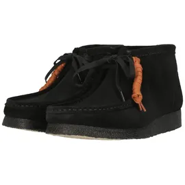 CLARKS Wallabee Boot Herren Schwarz 45