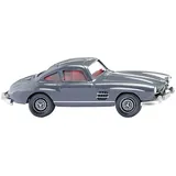 Wiking 023002 1:87 MB 300 SL Coupé, eisengrau