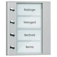 TCS PDT04-EN/04 Klingeltastenerweiterung für Audio Außenstation Serie PDS/AVD 4