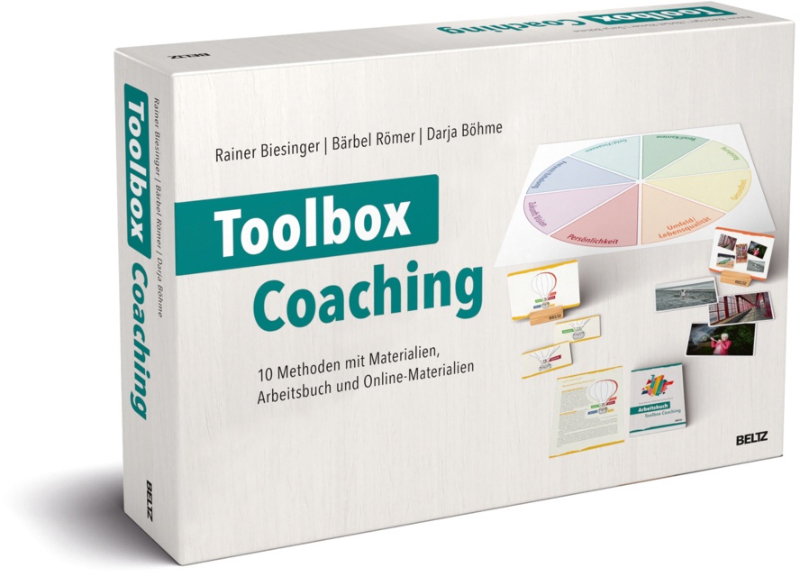 Toolbox Coaching - Rainer Biesinger  Bärbel Römer  Darja Böhme  Box
