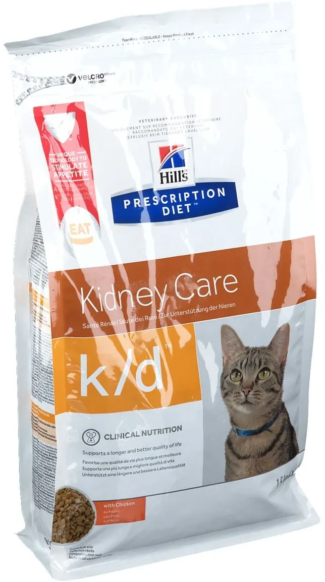 Prescription DietTM k/dTM Feline Nierengesundheit