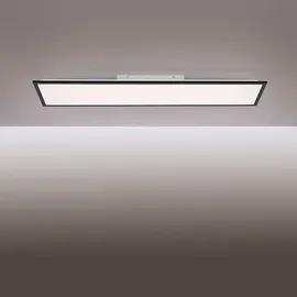 just light. LED-Deckenleuchte Flat 1-flammig 120 x 30 cm schwarz