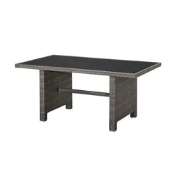 a casa mia Gartentisch  Bregenz  , grau , Maße (cm): B: 85 H: 67