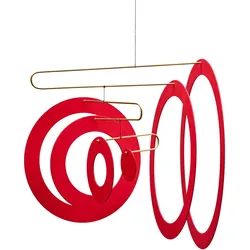 Flensted Mobiles - SuperSonic Mobile, rot