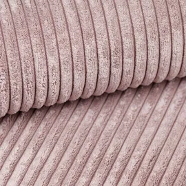 Kaiser Möbel Ecksofa Designer MODENA STUDIO stoff Dicker cord Poso Rosa Links