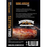 GRILLSCHMECKER Grillpellets 10 kg- Holzpellets Sonderedition Birne-Kirsche für Grill, Pelletofen & Smoker