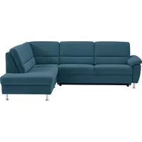 CALIZZA INTERIORS Ecksofa Onyx Stoff MultiColor Nachtblau