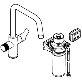 Grohe Blue Pure Start Einhebelmischer Chrom