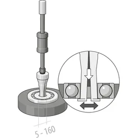 Gedore Innenauszieher-Sortiment, in 2/2 L-BOXX 136 Modul