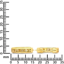 Rafaela Donata Creolen K87 gelbgold 375 2-tlg
