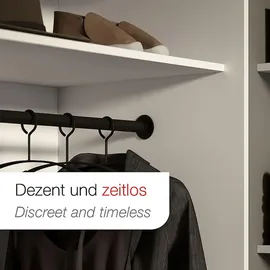 SOTech Schrankstange Rund Ø25 mm 1160 mm Schwarz