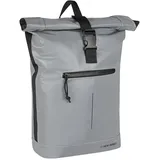 New Rebels Reflect - New York Rolltop Rucksack silber
