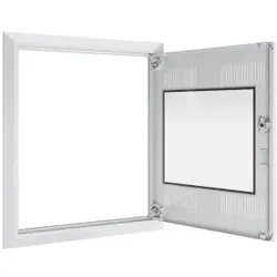 ABN GBRU24TM Blendrahmen + Mediatür 2x4 für UP-Feldverteiler 2x4-reihig