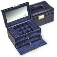 SACHER Schmuckkasten Elly acuro/navy (Leder)