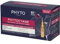 Phyto Phytocyane Femme Perte de Cheveux Réactionnelle Ampoule(S) 12x5 ml