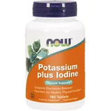 NOW Foods Kalium plus Jod Tabletten 180 St.