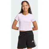 adidas Essentials T-Shirt - Ice Lavender / White - 116