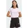 adidas Essentials T-Shirt - Ice Lavender / White - 116