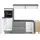 OPTIFIT Winkelküche L-Form 265 x 175 cm grau