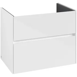 Villeroy & Boch Waschbeckenunterschrank 2 Schubladen 47,2 x 60,9 x 76,1 cm Weiß