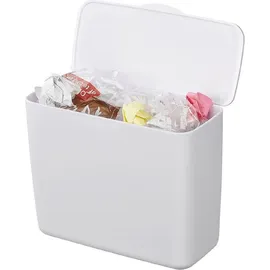 PRO PLUS Abfalleimer XS mit Deckel 1,25 L Weiß