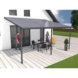 Gutta Terrassenüberdachung Typ F 546 x 406 cm anthrazit