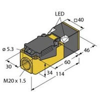 Turck Sensor induktiv Bi15U-CP40-FDZ30X2