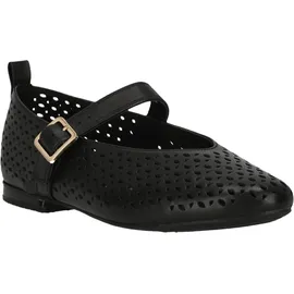 CLARKS Ballerina CLARKS "Fawna Jane", Damen, Gr. 35,5, schwarz, Leder, Schuhe Ballerina, in eleganter Ausfertigung mit Komfort-Fußbett