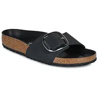 Birkenstock Pantoffeln Madrid Big Buckle LEOI Black HEX in Schwarz,